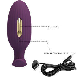 Pretty Love - Plug Anal Contrôlé Par Application Jefferson Violet